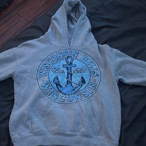 Gray Wisconsin Dells Hoodie